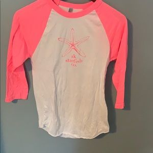 AK Starfish baseball tee